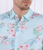 Рубашка SS ECO RAYON WLD ORC GUESS - голубой(M3GH34 WD4Z2)