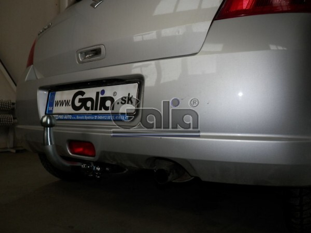 Фаркоп оцинкованный Galia S078A для Suzuki Swift хетчбек 3/5 дверей 2005-2009, кроме 4WD / Opel Agila B 2008-(паспорт и сертификат в комплекте)(без электрики)