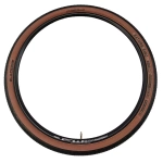 Покрышка для велосипеда 28" Blackone Saturn Ring 700 x 45c (47-622) черная с коричневой боковиной, металлический корд
