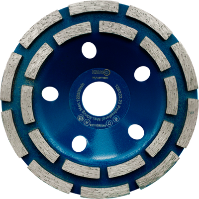 Чашка алмазная двухрядная KRUGO MASTER 125x22,23x5mm, 81111250289