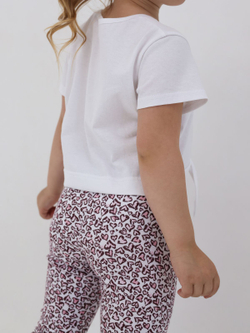 Блузка для девочки, модель №1, рост 110 см, белая