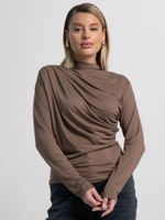 Лонгслив Тайна сердца (коричневый) Б15510-7М LT Collection