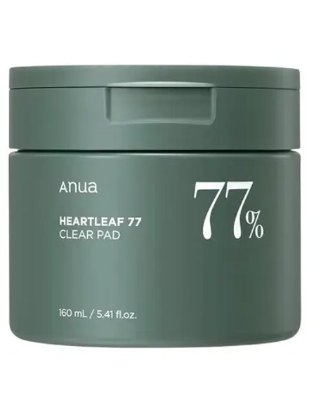 Anua Отшелушивающие пэды с экстрактом хауттюйнии и PHA-кислотой Heartleaf 77% Clear Pad 70 шт