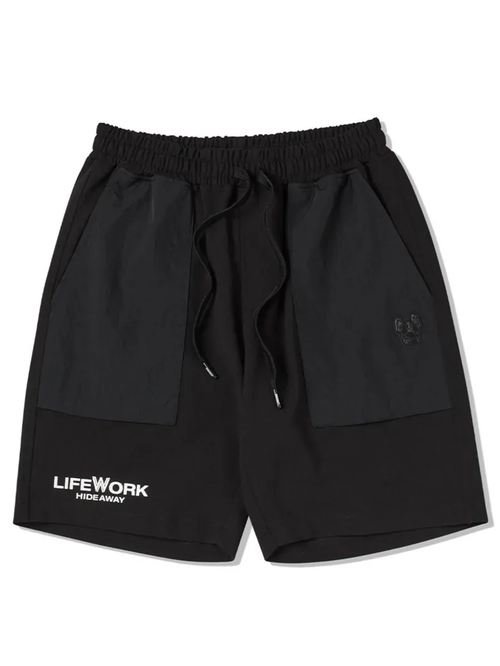 Шорты с нашитыми карманами