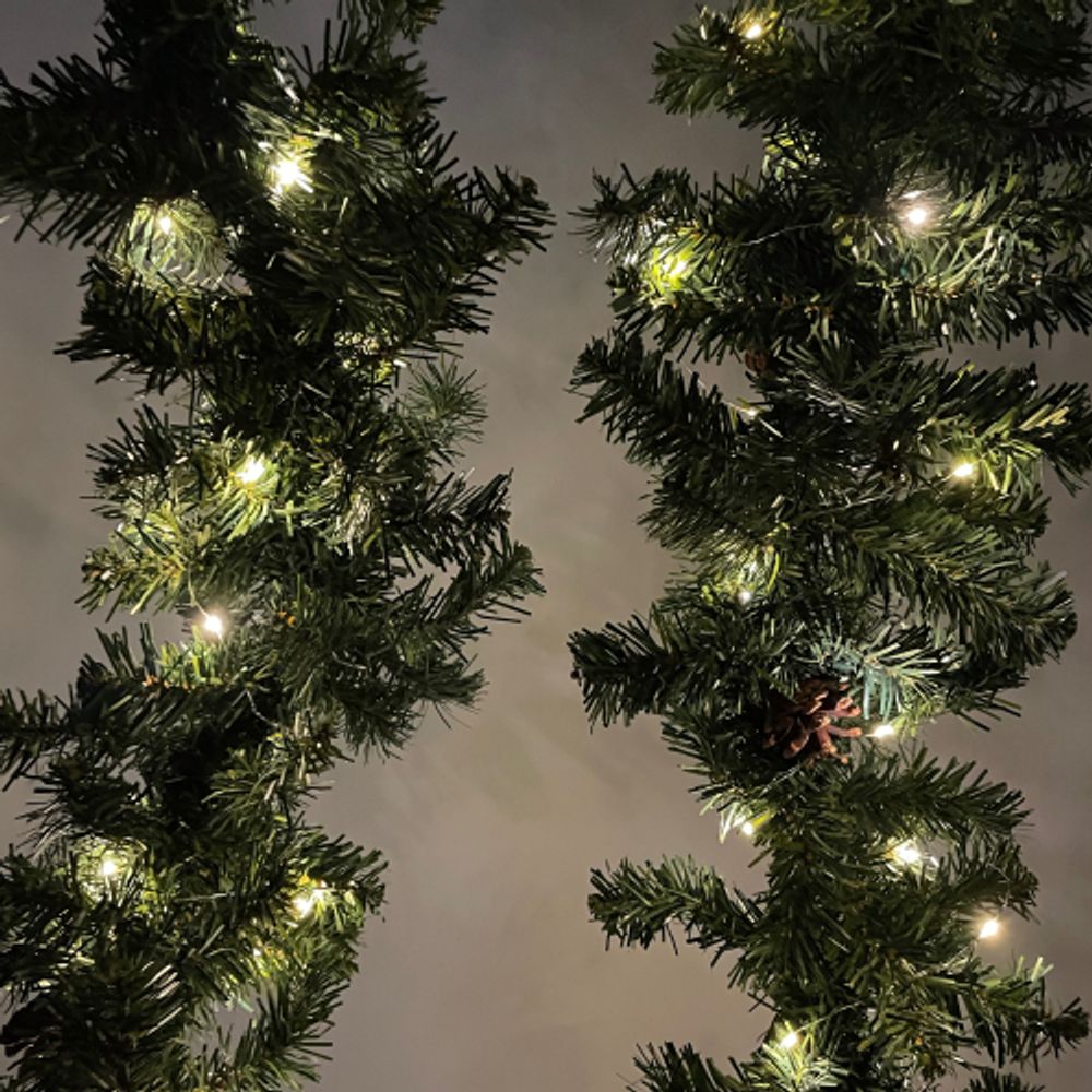 ENIN -10NW ЭРА Гирлянда LED Нить 10 м теплый свет 220V