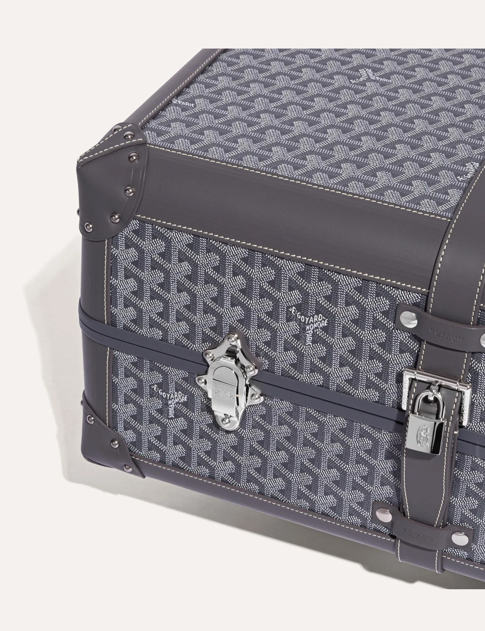 Чемодан Goyard Bourget PM Trolley Case "Grey"