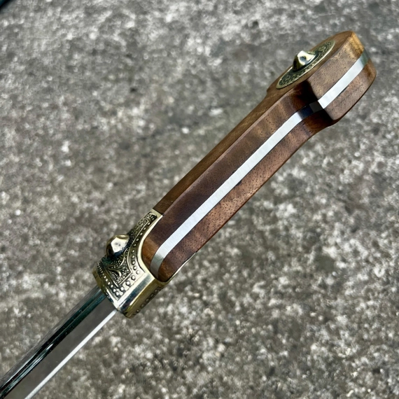 Кинжал кавказский из стали 65х13 (62см)