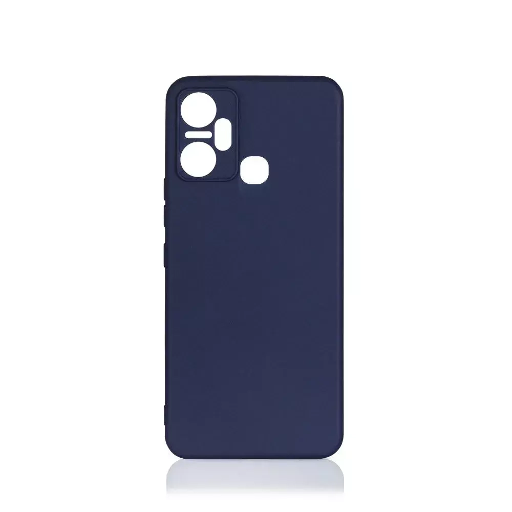 Силиконовый чехол для Infinix Smart 6 Plus blue DF