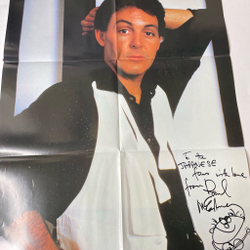 Винтажная виниловая пластинка LP Paul McCartney Tug Of War (Japan 1982) (Obi, Poster)