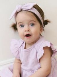 Платье-боди "Сирень" из ажурного хлопка 0+