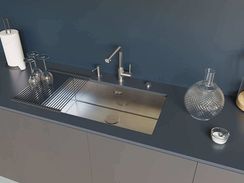 Смеситель Omoikiri Nakagawa 2 Plus-AZ латунь/Azur blue