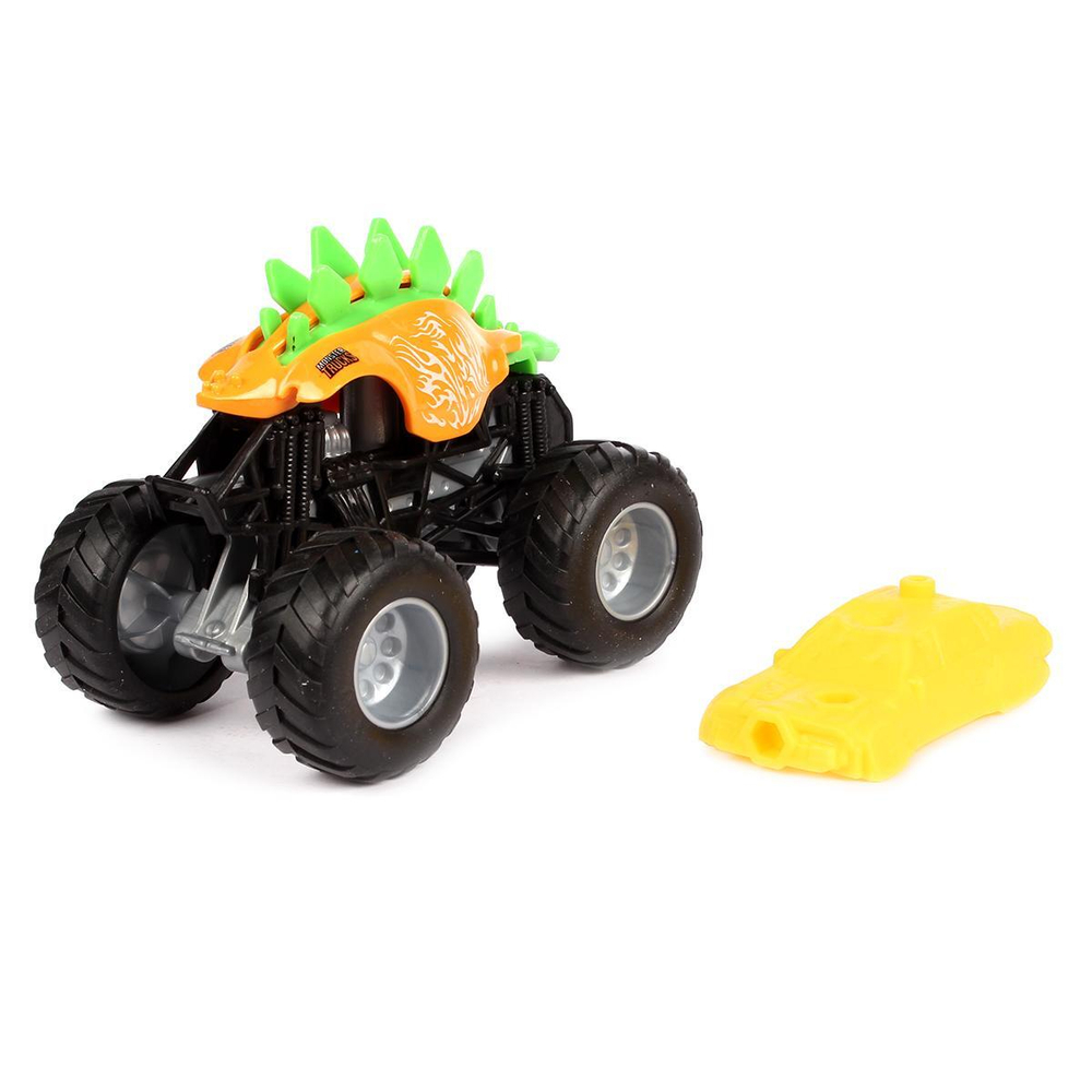 Модель ин. мет. "Монстр Джип" 10см. желтый RR-BW-027-R (Технопарк)