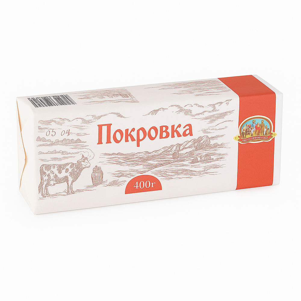Масло сливочное Покровка 82,5% 400 гр