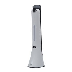 TLD-564 White-Black-LED-500Lm-3000-6000K-Dimmer-NightLight Светильник настольный с ночником. 8W. Сенсорный выключатель. Диммер. Белый с черным. ТМ Uniel