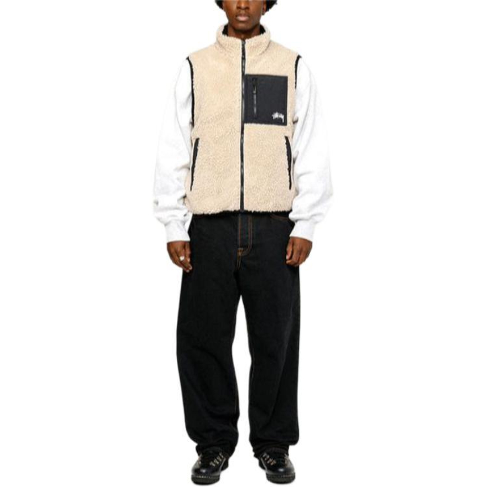 Куртки Stussy FW23 SHERPA REVERSIBLE VEST, 118528