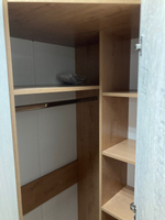 Шкаф угловой Ассоль Дуб бунратти/анкор белый/дельмар