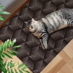 Коврик влаговпитывающий "Фокус" 50*100 см мокко, ворс 5мм