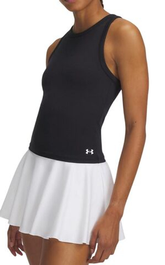 Женский топ теннисный Under Armour Motion High Neck Tank - black/white