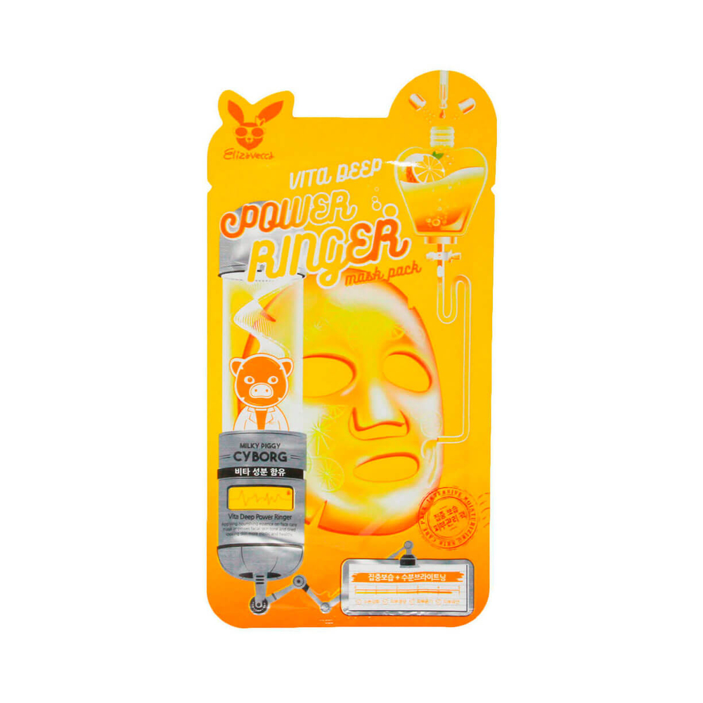 Elizavecca Vita Deep Power Ringer Mask Pack, 23ml*1ea Тканевая маска в витаминным комплексом