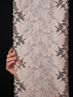 03-77 ОПТ Кружево эластичное 24 см, бежевый