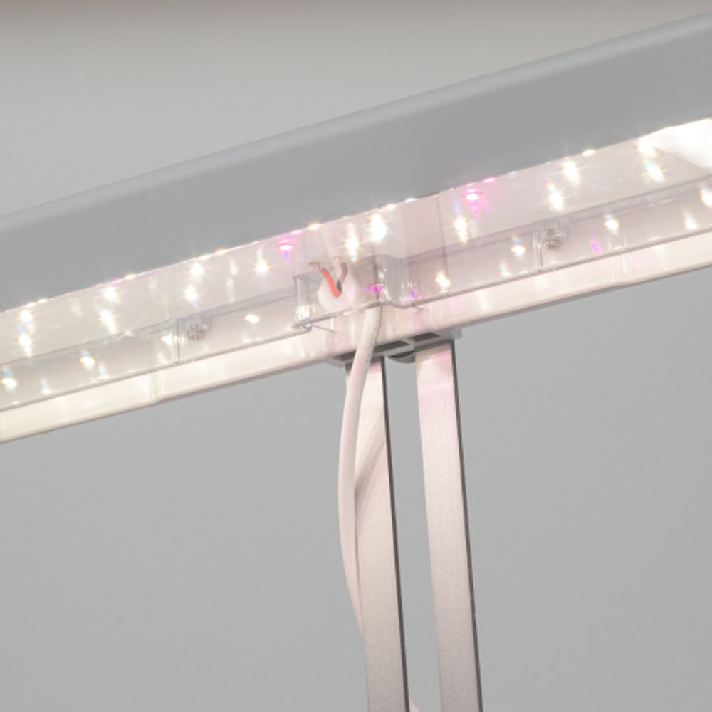 Настольный светильник для растений ЭРА FITO-20W-QLED-W полного спектра 20 Вт белый | Интерьерные фито светильники