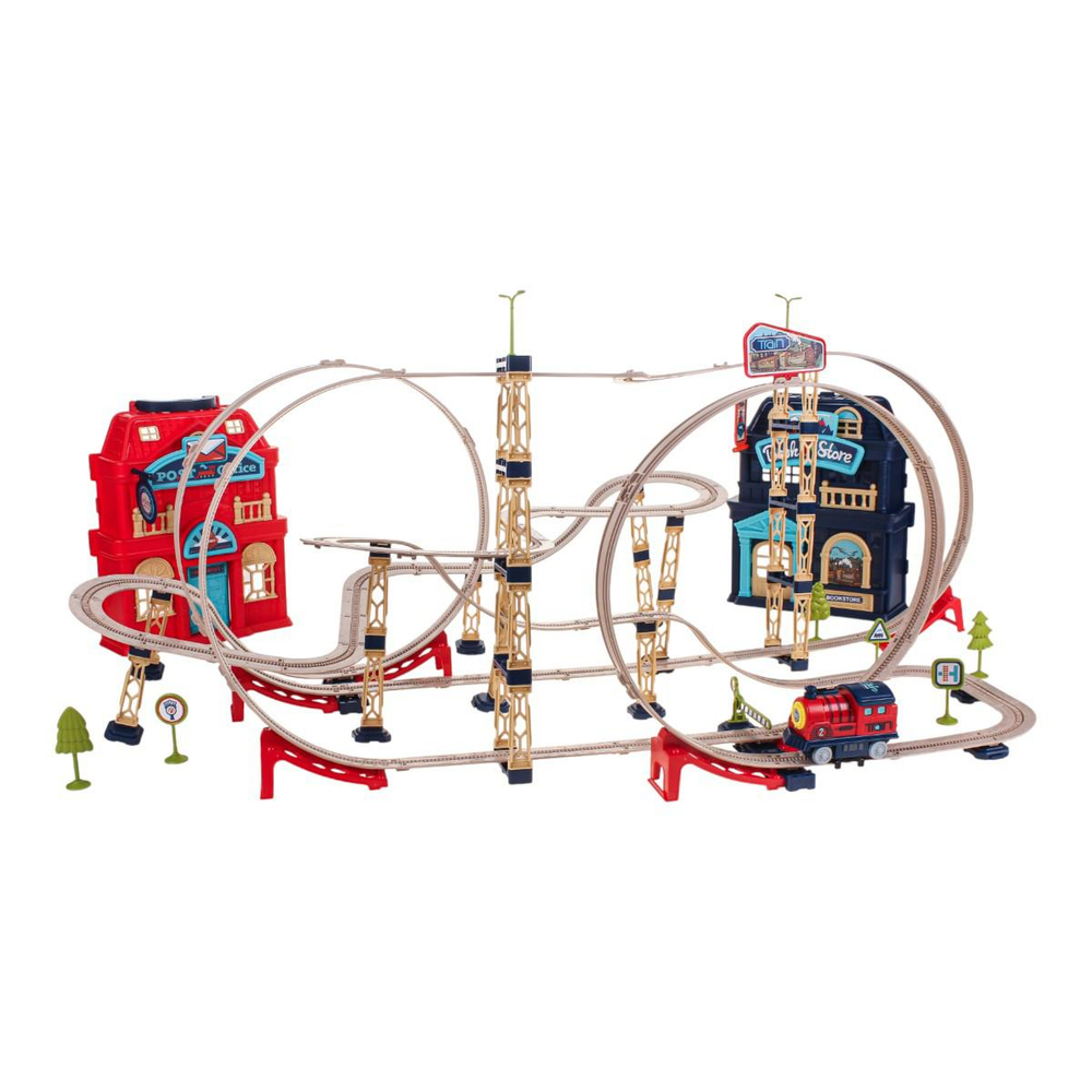 Железная дорога на бат., чемодан 89955