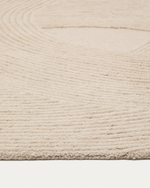 Ковер Domm из белой шерсти, 160 x 230 см