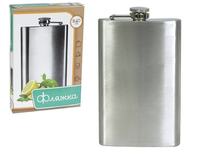 Фляжка 240мл нерж