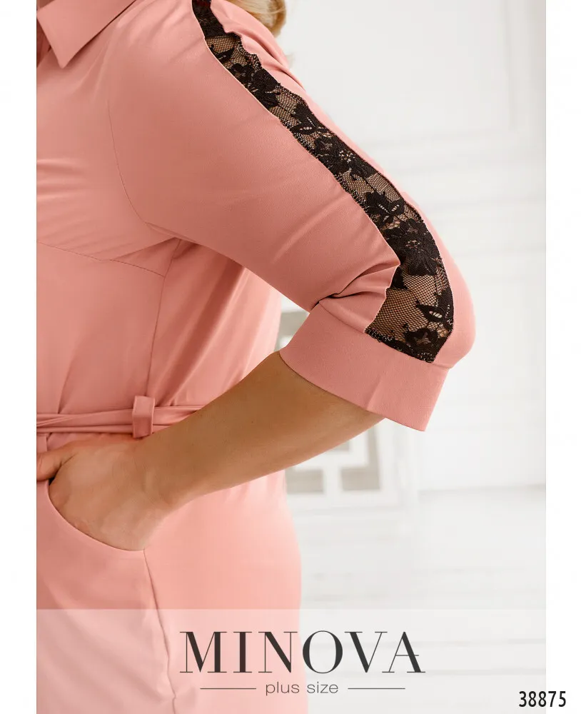 Платье 8625-пудра Minova