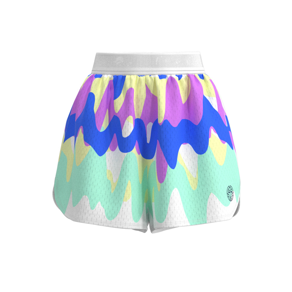 ОДЕЖДА ДЛЯ ТЕННИСА Женская, Шорты BIDI BADU GOOD VIBES PRINTED 2IN1 SHORTS .