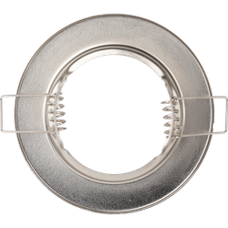 Светильник встраиваемый штампованный ЭРА ST1 SN под лампу MR16 GU5.3 сатин никель | Штампованные встраиваемые светильники