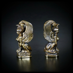 Бусина "Сфинкс" для темляков или браслетов , латунь