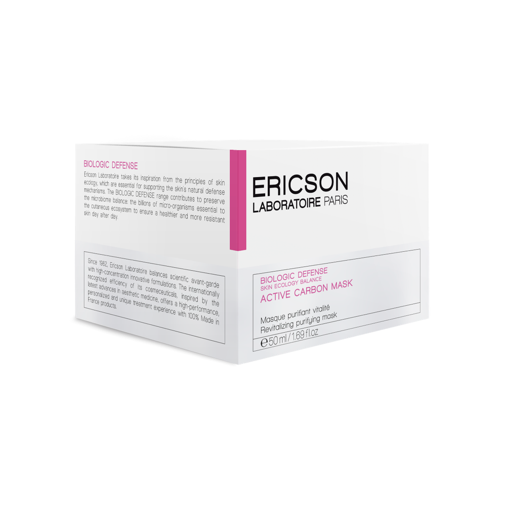 Ericson Laboratoire Угольная маска для сияния кожи Active Carbon Mask Purifying Vitality Mask 50 мл