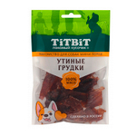 Лакомство Титбит "Утиные грудки", для собак мини пород, 70 г.