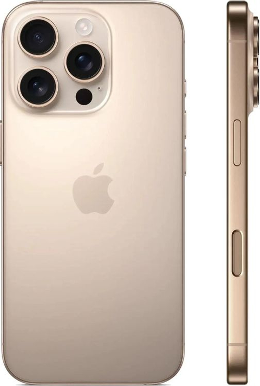 6.3" Смартфон Apple iPhone 16 Pro 128Gb,  A3293,  NFC,  OLED,  120Гц,  бежевый титан