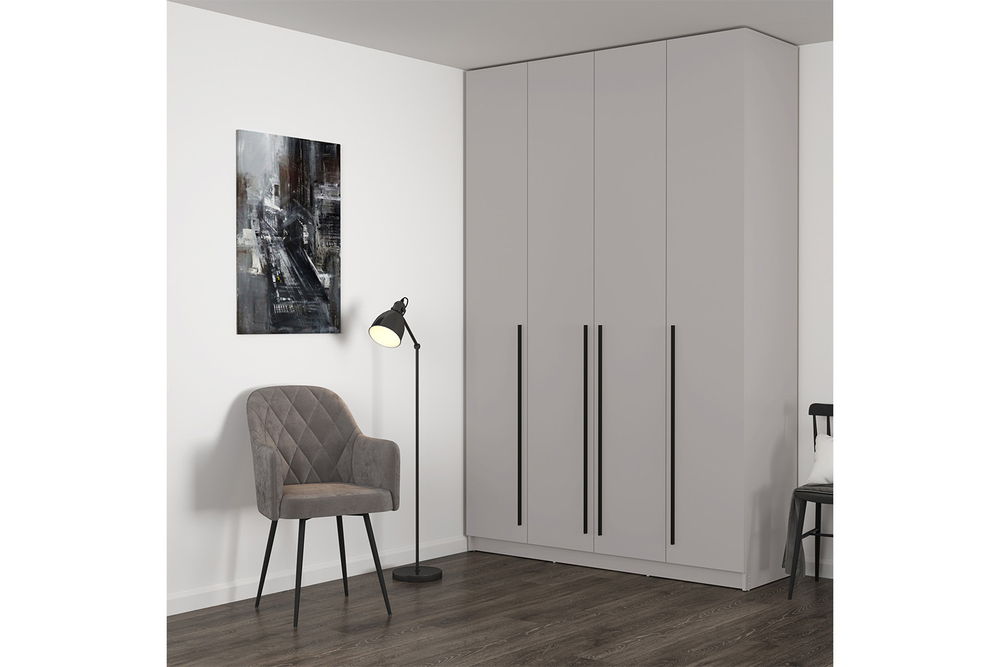 Шкаф для одежды 4-х створчатый Брандо 67.09, Кашемир