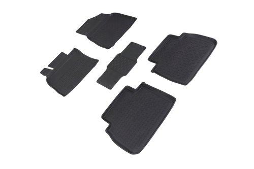 Резиновые коврики с высоким бортом для Toyota Camry VIII (XV70) 2018-н.в., Seintex.89258