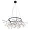 Подвесная светодиодная люстра Crystal Lux Evita SP45 D BLack/Transparent