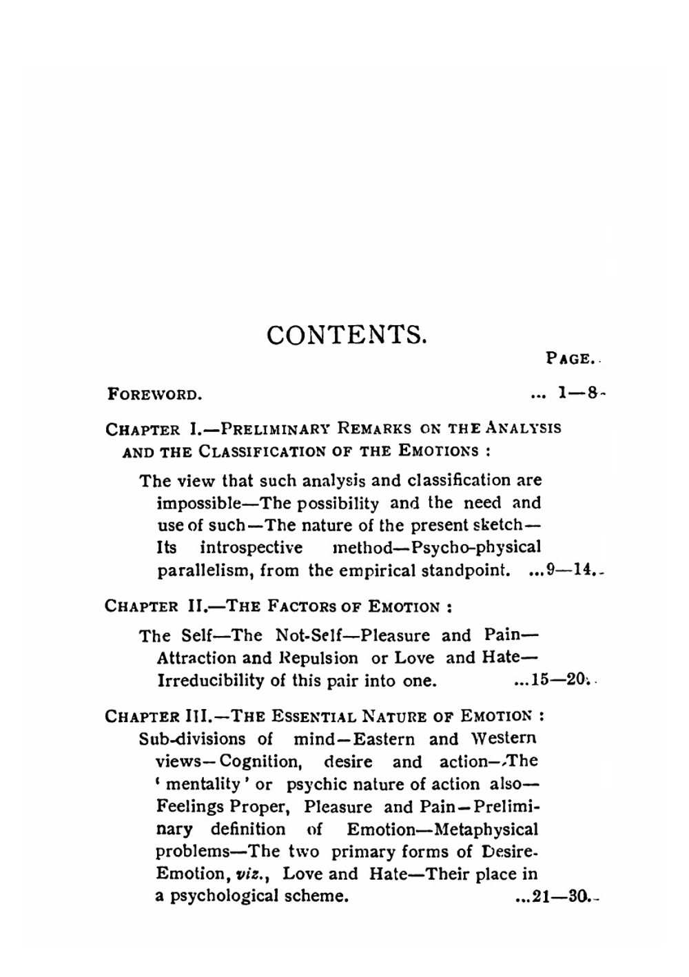 The science of the emotions | Das Bhagavan