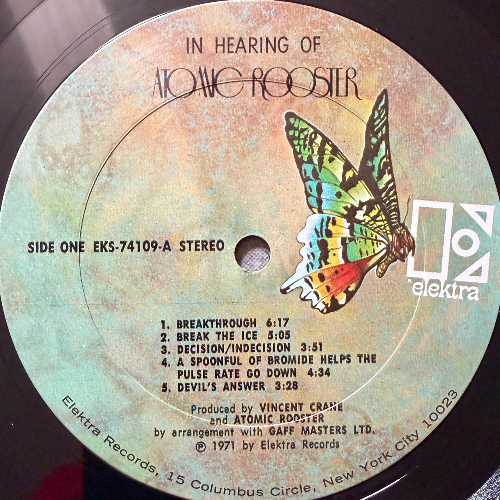 Atomic Rooster ‎– In Hearing Of (США 1971г.) Т