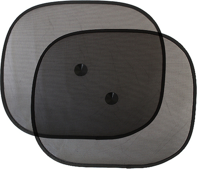 101606 Шторки солнцезащитные на боковые стекла 2шт,размер 44*36 см,2 присоски в комплекте, Autostand