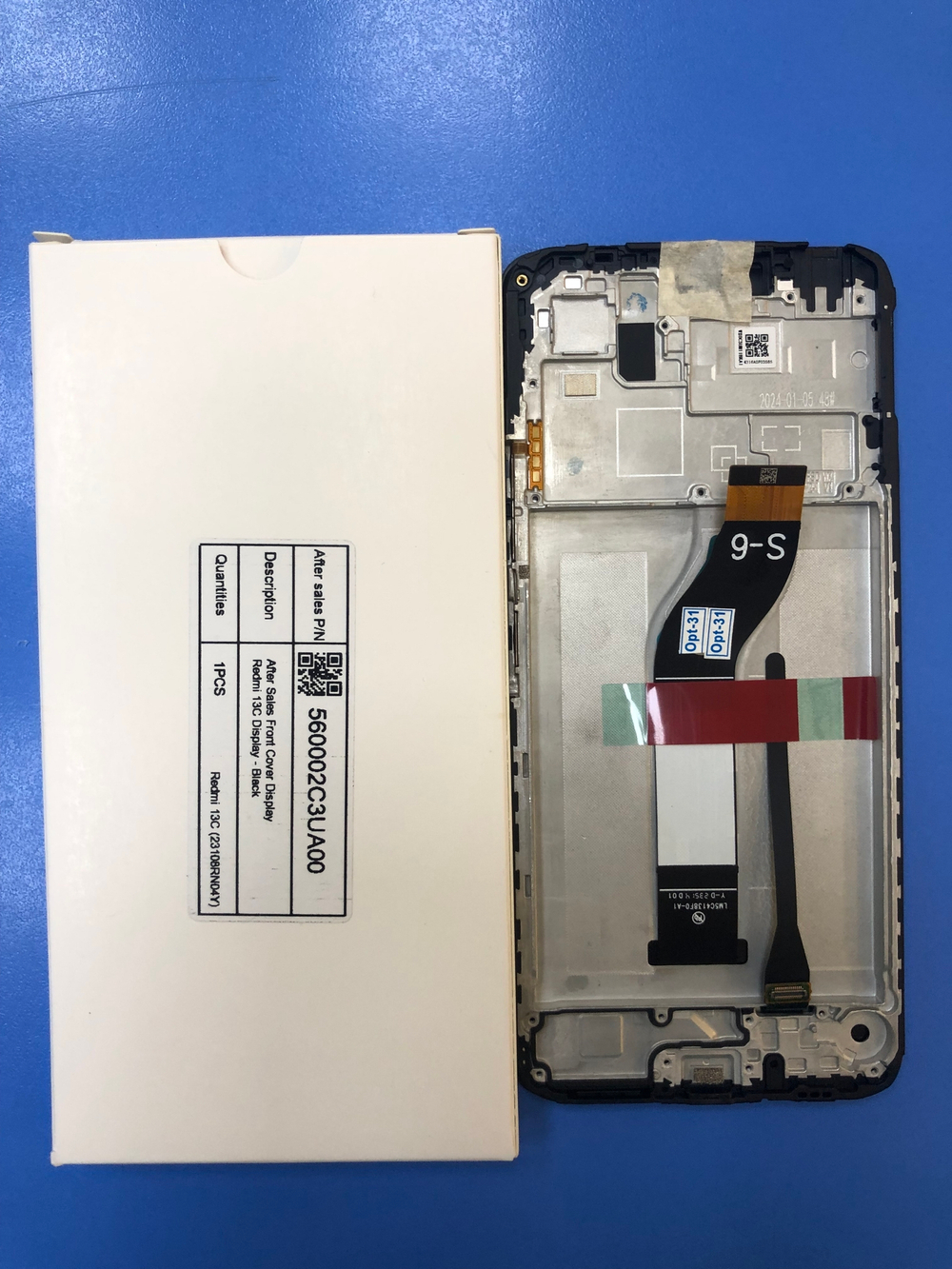 Ксиоми Redmi 13C  Дисплей в сборе с тачскрином и рамкой Оригинал