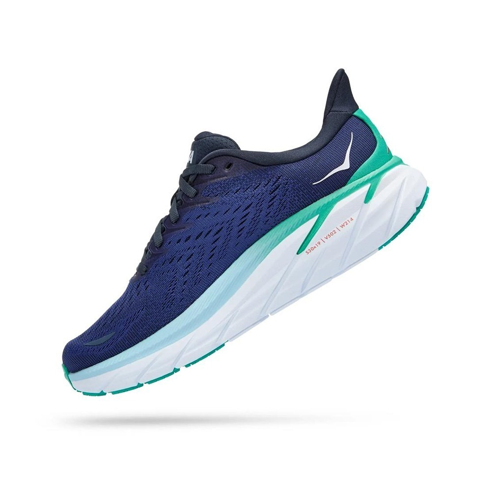 Кроссовки женские HOKA W CLIFTON 8 Outer Space / Bellwether Blue