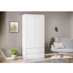 Шкаф для одежды и белья Айден ШК06-900, белый