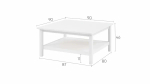 Стол журнальный  - аналог ИКЕА HEMNES / ХЕМНЭС/ ХЕМНЕС / КЫМОР / IKEA , 90x90 см, белый