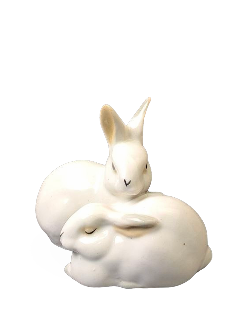 Фарфоровая статуэтка "Зайцы" Артель, СССР, 1960-1980 гг.