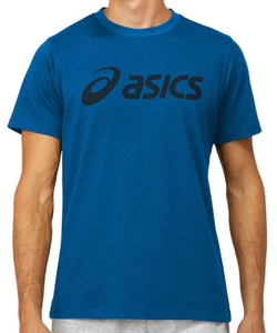 Мужская теннисная футболка Asics Big Logo Tee - lake drive/french blue