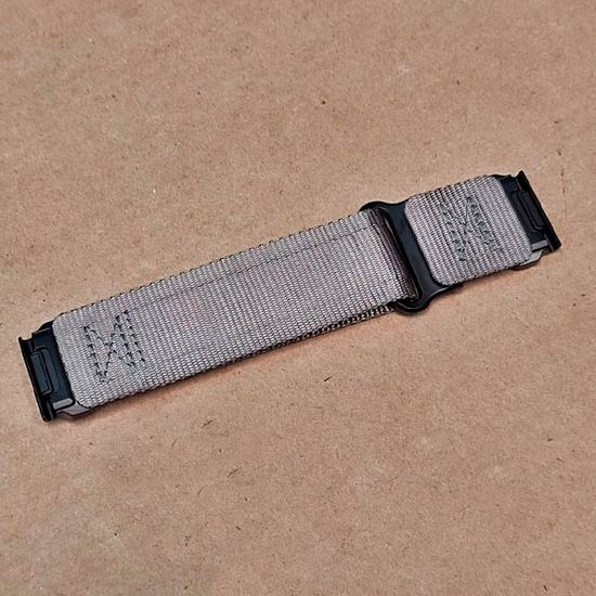 Нейлоновый ремешок Hemsut Rugged 26 мм для Garmin Fenix 7x 6x 5x, Tactix 7 Delta, Enduro 2, Instinct 2X быстросъемный (Серый)