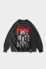 Лонгслив SHMOT "Slipknot" GARMENT DYE Черный