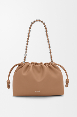 Loewe Сумка Flamenco среднего размера из мягкой кожи ягненка наппа, мокко